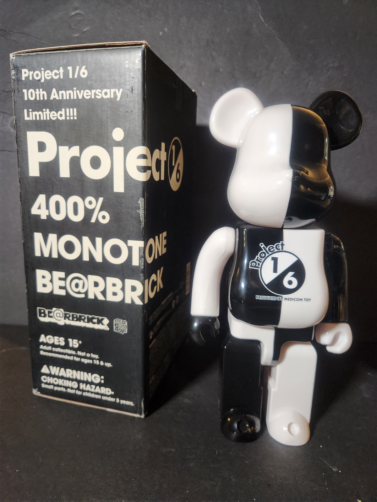 その他 MEDICOM TOY - THE 1st ANNIVERSARY LIMITED MODEL 400% Bearbrick 20th Anniv. 1st Model 400% White Chrome - US