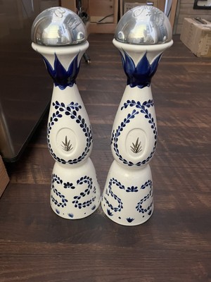 Clase Azul Reposado Tequila Hand Painted- Empty, 750ml Bottle, Empty X2