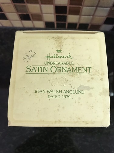 VINTAGE Hallmark Merry Christmas Joan Walsh Anglund Tree Ornament 1979 Holiday