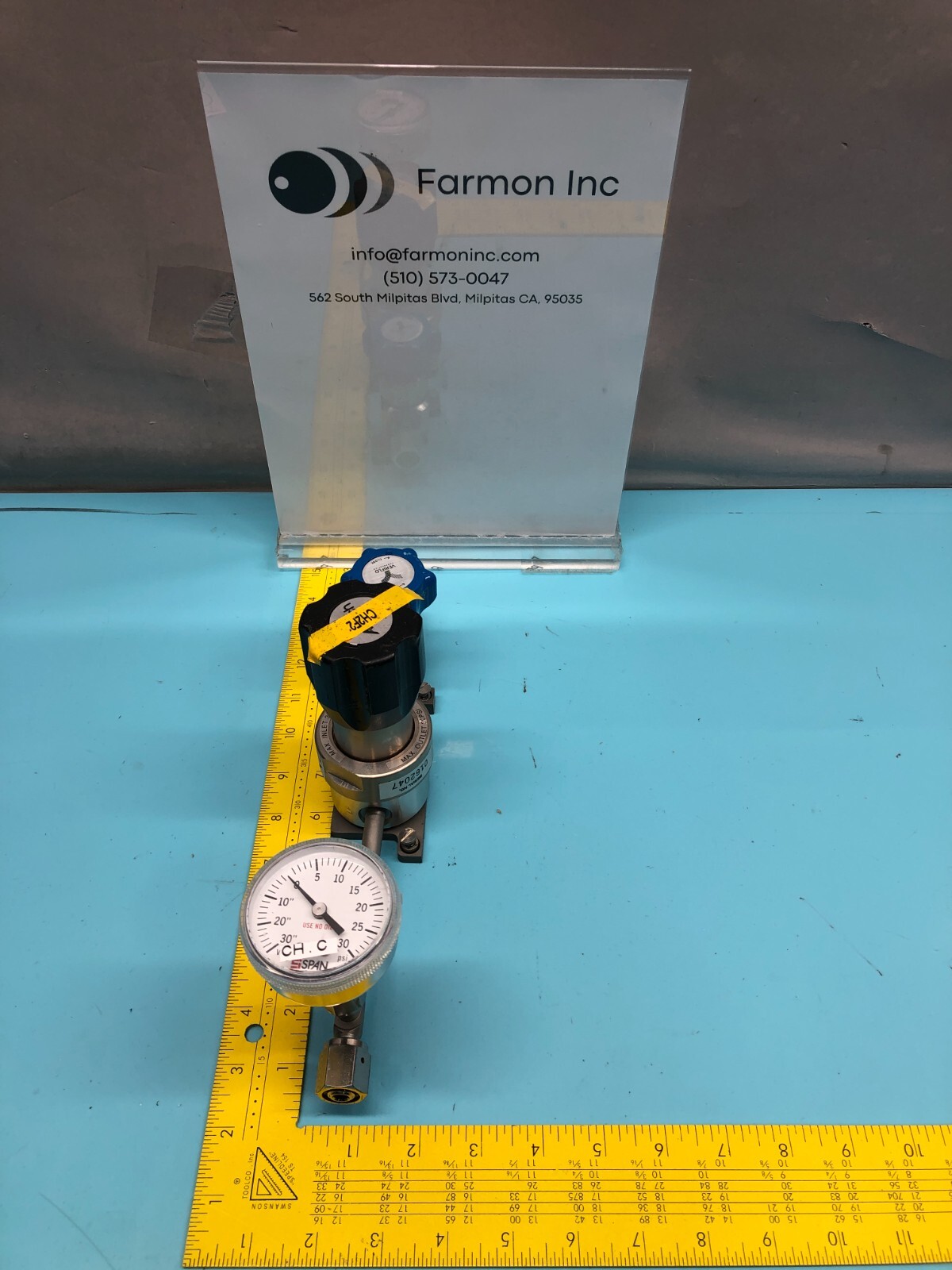 APTECH AP5002 4 MT VALVE ASSY, VERIFLO 48200046, 944SSFSFM, SPAN GAUGE, 181887