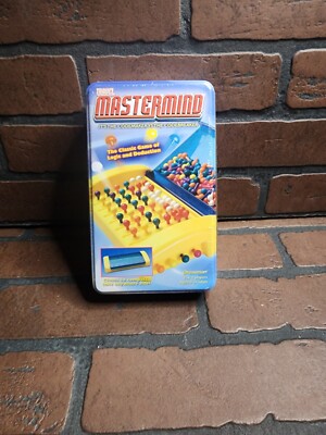 Travel Mastermind Tin Edition Codemaker Vs Code Breaker Compact Pressman NEW