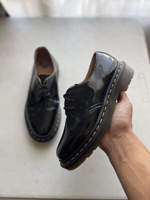 Dr Doc Martens 1461 Women s 6 Patent Leather Oxford Dress Shoes Black
