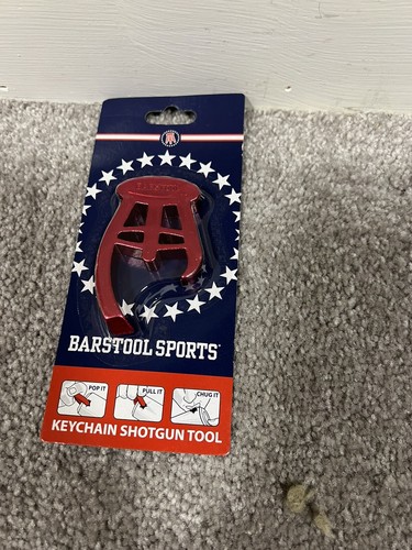 Barstool Sports Keychain Shotgun Tool Drinking Game Beer Bottle Opener Gift