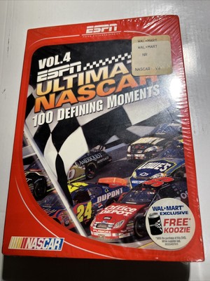 NEW! ESPN Ultimate Nascar- Vol 4: 100 Defining Moments 2007 DVD Sealed Koozie BN
