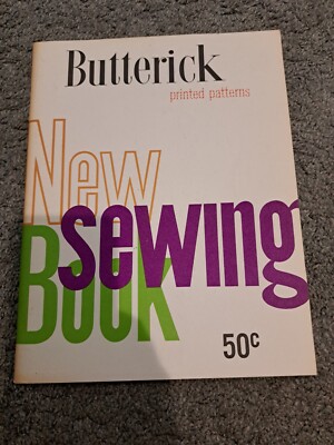 Butterick Printed Patterns New Sewing Book 1956 Vintage