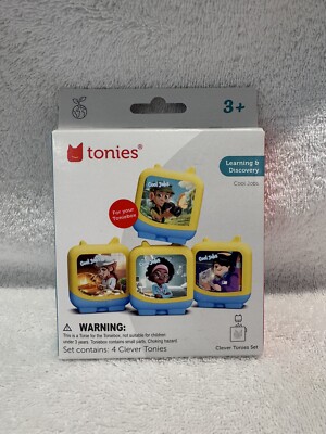 Clever Tonies Set: Cool Jobs-Audio Character-Set of 4-NEW FOR 2024