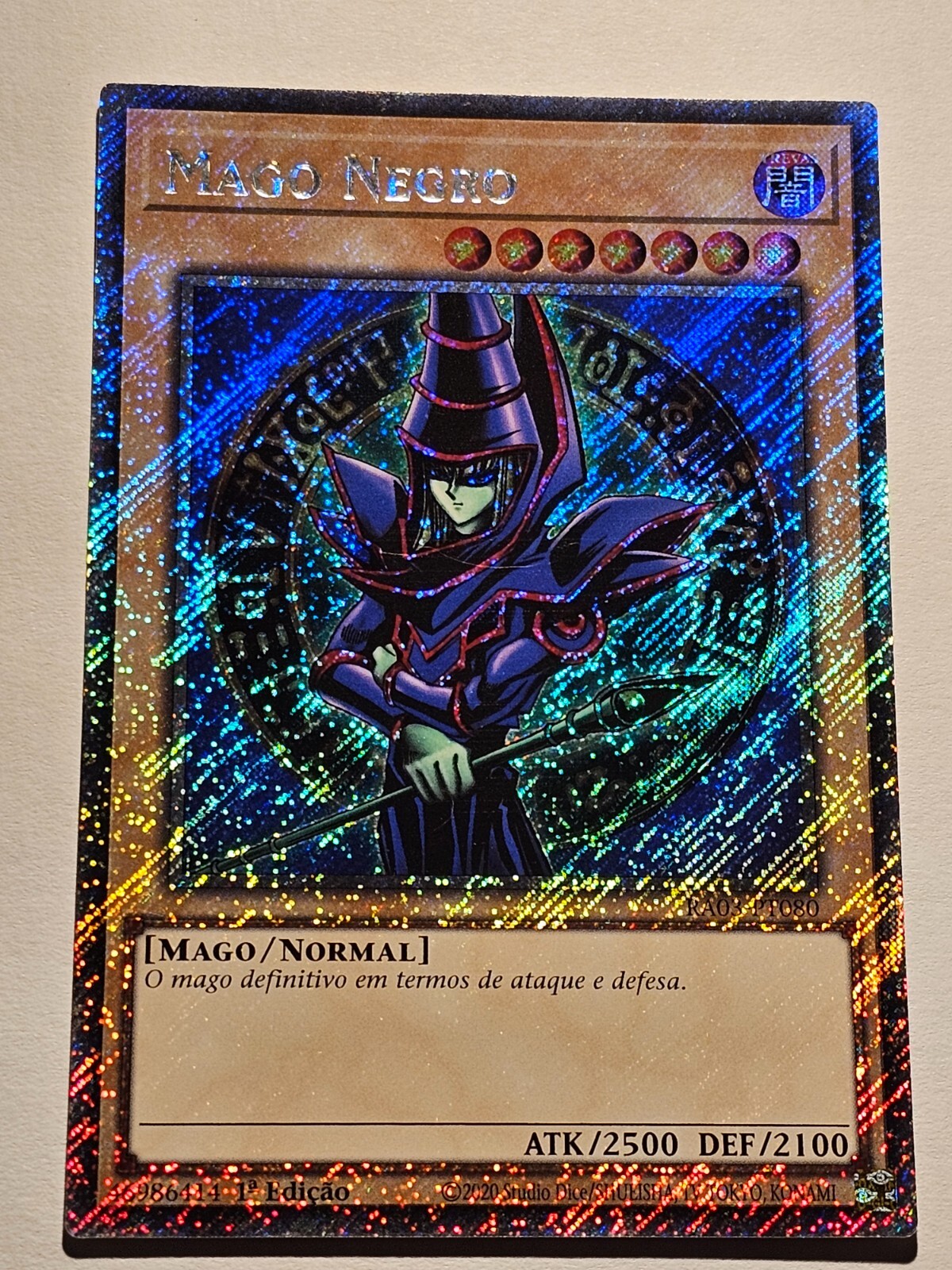 Dark Magician (V.1 - Platinum Secret Rare)○YUGIOH○Ra03 Dark Magician (V.1 - Platinum Secret Rare)○YUGIOH○Ra03