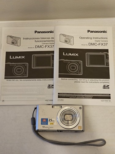 Panasonic LUMIX DMC-FX37-S Digital Camera Silver From Japan