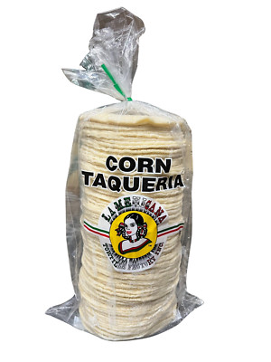 La Mex - 5'' White Corn Tortillas for Street Tacos (Taqueria), 1 pack with 145ct