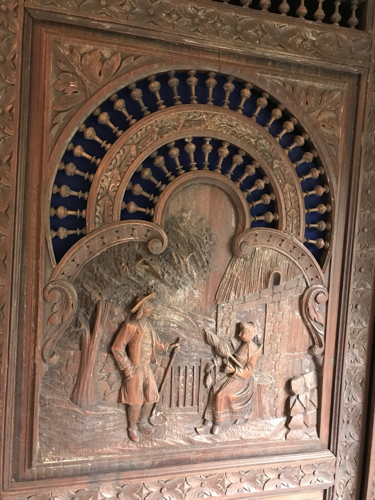 Antique Brittany, France 19th Century Armoire, Bed and Two Nightstands