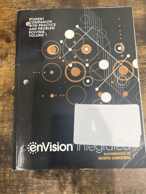 enVision Integrated Mathematics III Volume 1 N Carolina 2022