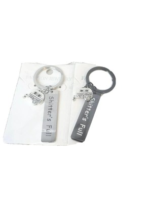 Key Chain Shitter's Full Happy Camper RV Camping, Boating