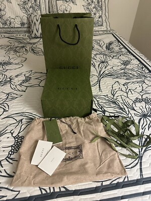 Gucci Gift Box. Including Everything In Pics. . For Small Bag.