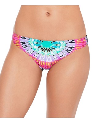 Женский многоцветный хипстерский купальник SALT + COVE Totally Tye-dye Bottom XS