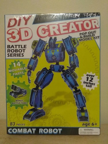 DIY 3D Creator Battle Robots Mega Robot Destroyer Combat Robot New Sealed Model