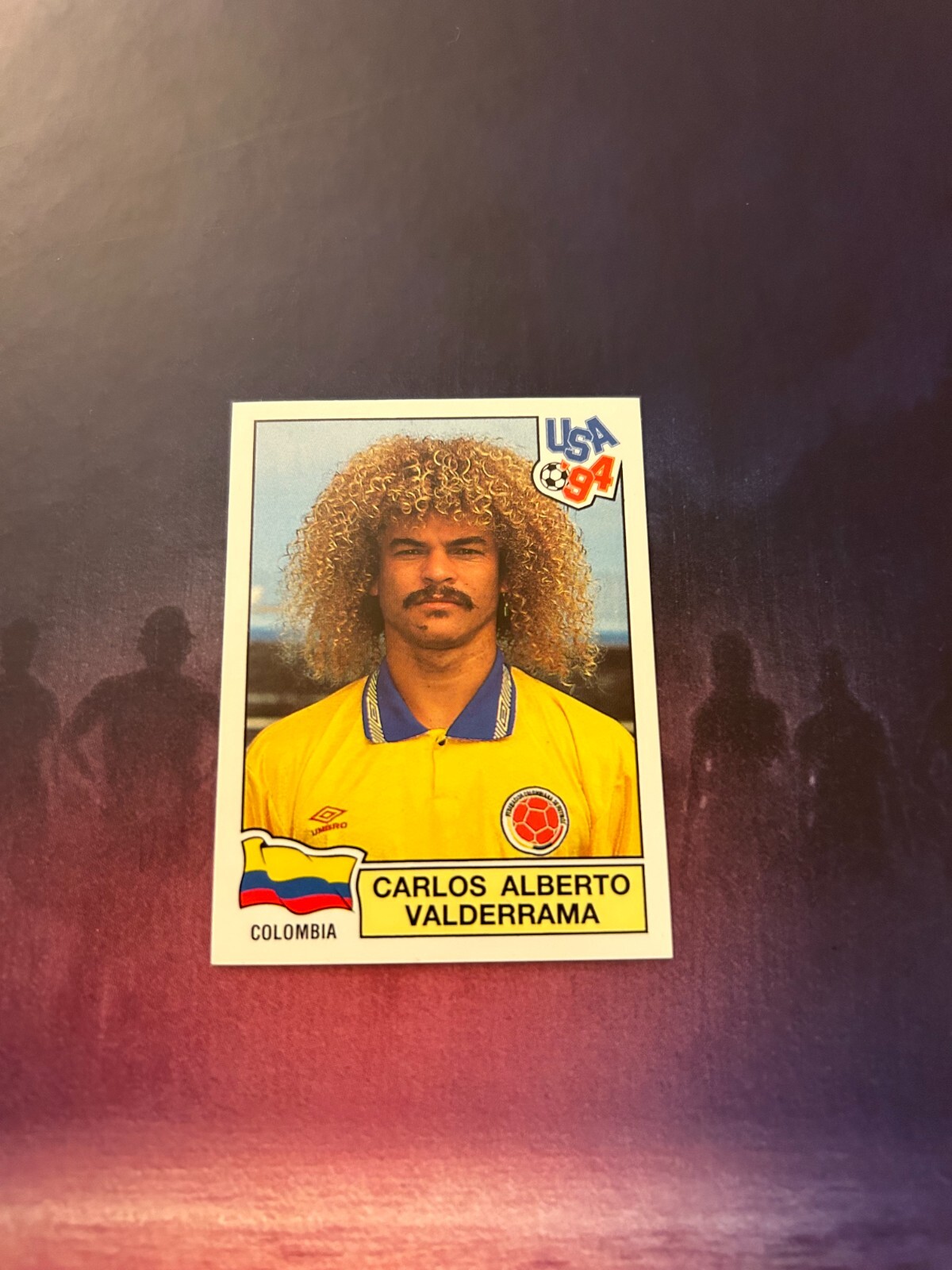 ☆バルデラマ Carlos Valderrama panini immaculate soccer on card