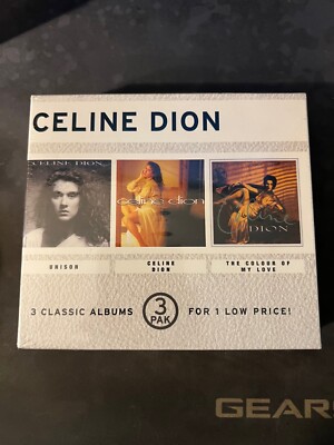 Unison/Celine Dion/The Colour of My Love by Céline Dion 3 Disc Set New Sealed