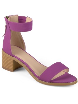 

JOURNEE COLLECTION Женские фиолетовые сандалии Percy Almond на платформе 1/2 дюйма 8,5, Фиолетовый, PERCY-SANDAL