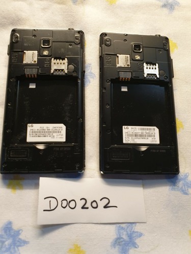 Lot of 2 LG Optimus L9 P769 MS769 phones for parts, repair or gold recovery