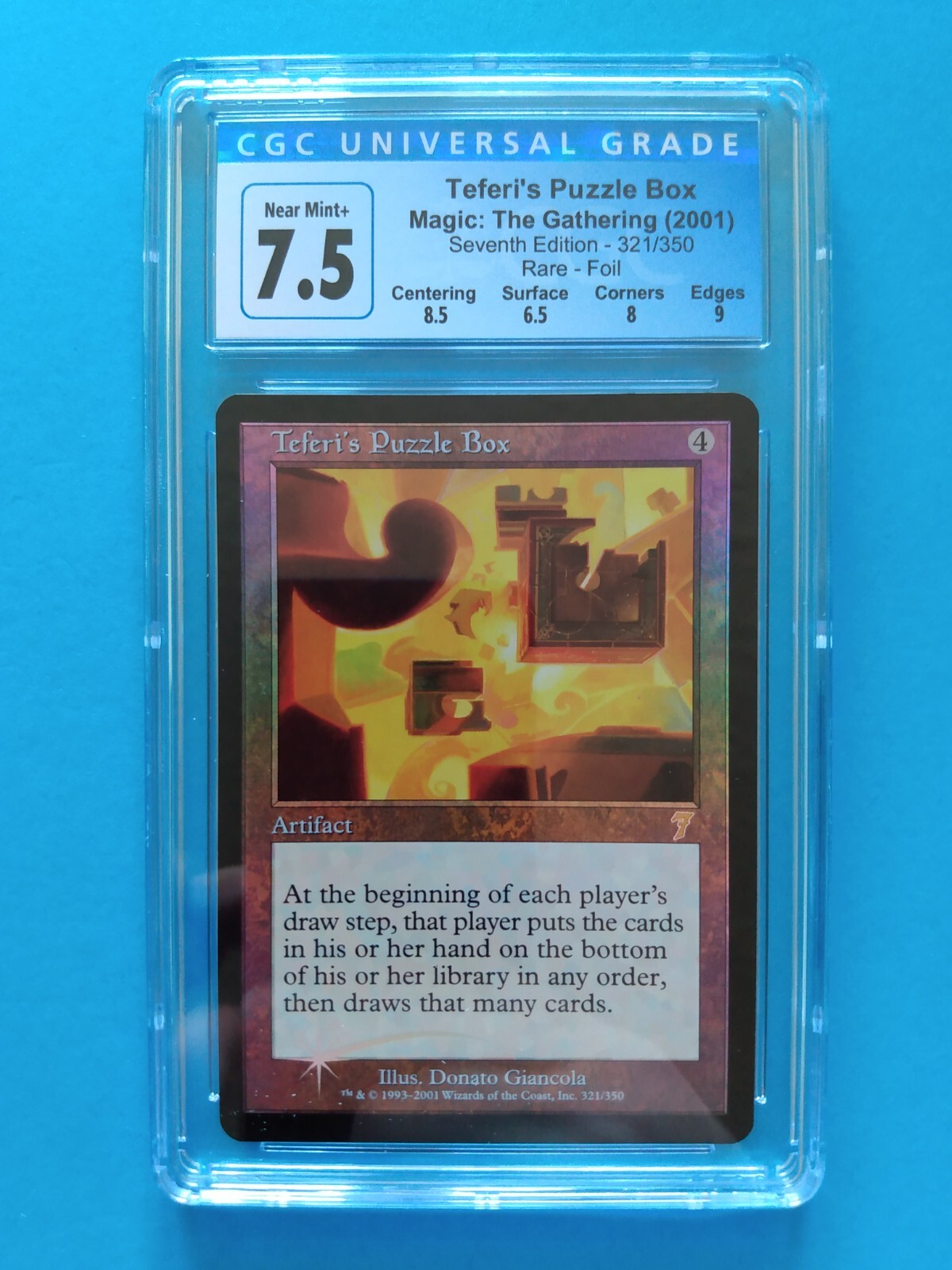 FOIL 🌈🔨 Teferi's Puzzle Box 🔨🌈 7th Edition | Vintage MTG | NM+