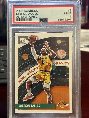 2023-24 Donruss Lebron James Zero Gravity PSA 9