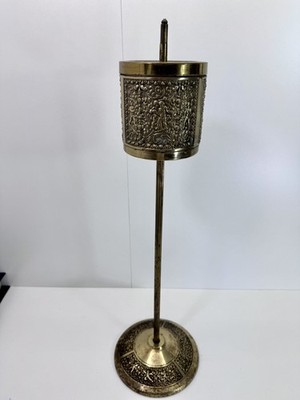 Erhard & Söhne Messing Aschenbecher Ascher Jugendstil Landhaus Shabby #9305