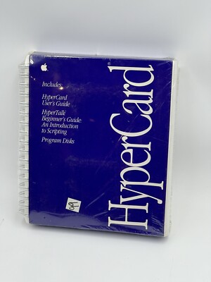 Vintage APPLE HyperCard Software For Macintosh