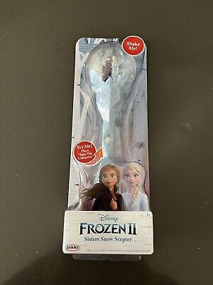 Disney Frozen 2 Sisters Musical Snow Scepter Wand - Gift - Costume Prop - Toy