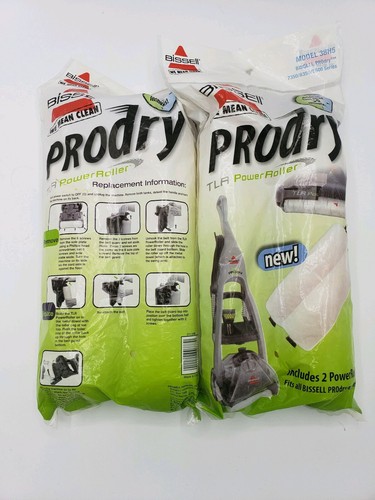 Bissell Prodry TLR Power Roller 38H5 Refill 2 Pack Fit 7350/8350/E600 2 Pack NEW