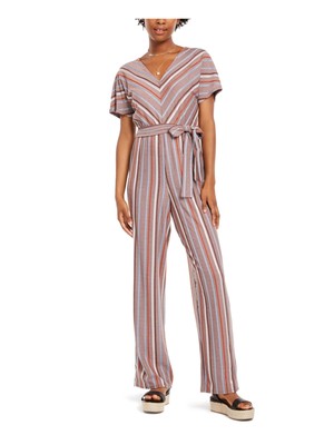 

CRYSTAL DOLLS Женский коричневый широкий комбинезон с короткими рукавами для подростков