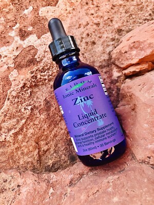 Eidon Ionic Minerals Zinc Supplement Concentrate 2 oz. for Immune Support