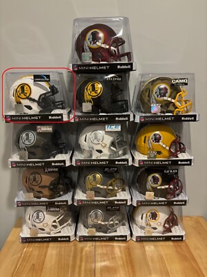 Washington Redskins CUSTOM Alternate Mini Football Helmet Helmets Riddell Speed