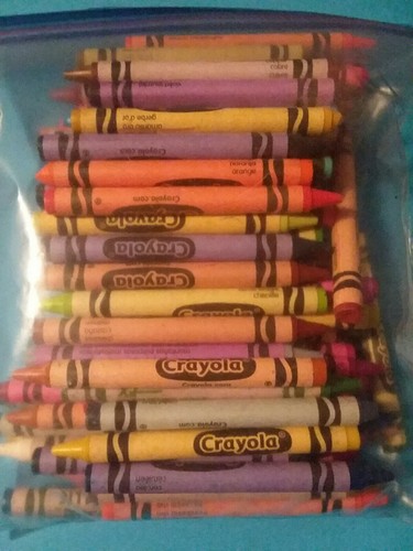 Crayons, Lot Of 94, Used
