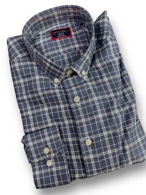 Untuckit Lazaret Button Up Long Sleeve Wrinkle Free Shirt Size MED Reg Fit NEW