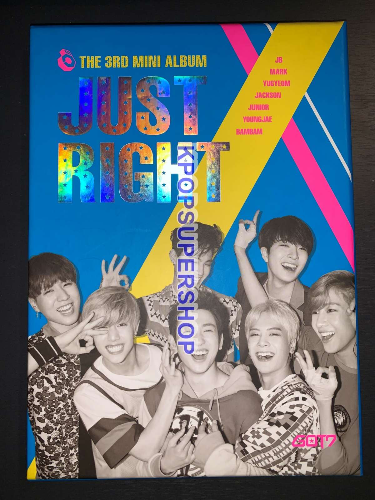 Got7 3rd Mini Album Just Right CD Great Mark Postcard No Photocard