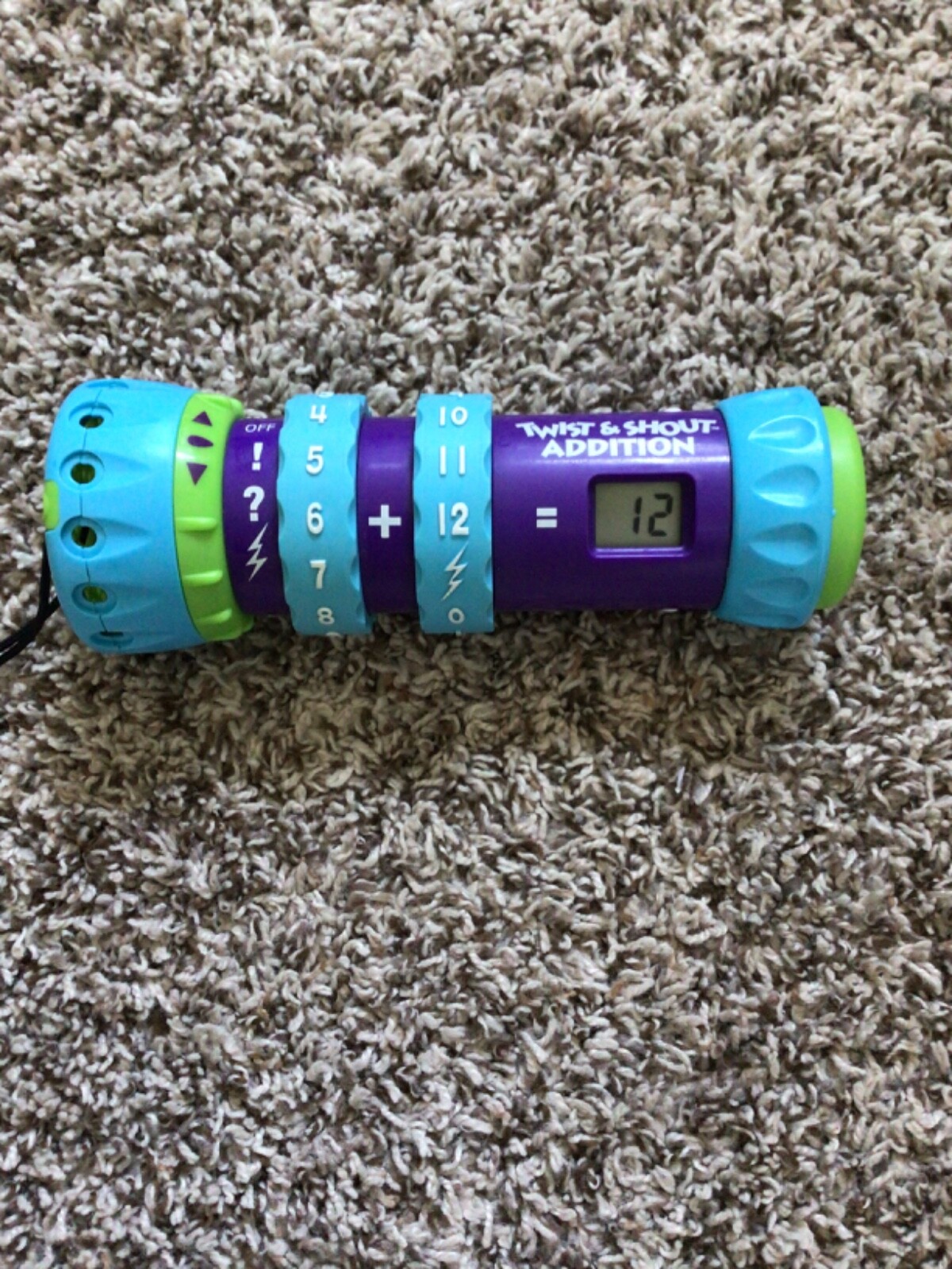 LeapFrog Twist And Shout Addition Math Learning Toy 1998 Tested and working