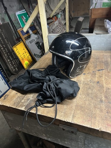 VTG Original HD 1 Harley Davidson Custom 500 DOT Motorcycle Racing Safety Helmet