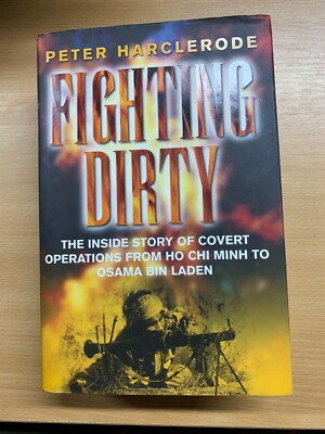 2001 1ST Edición " Lucha Dirty "Covert Operations Militar Libro de Tapa Dura