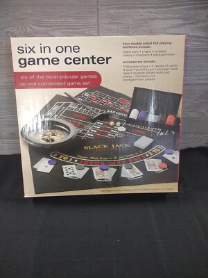 Six In One Game Center Blackjack Craps Roulette