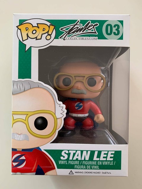 stan lee red superhero pop