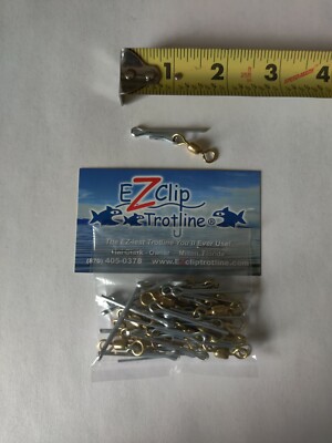 EZ Clip Trotline Swivel Clips, Swivel Snaps, Catfish Fishing Clips and Swivels
