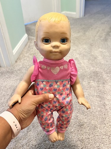 Luvabella Newborn Interactive Toy Girl Doll Pink 14