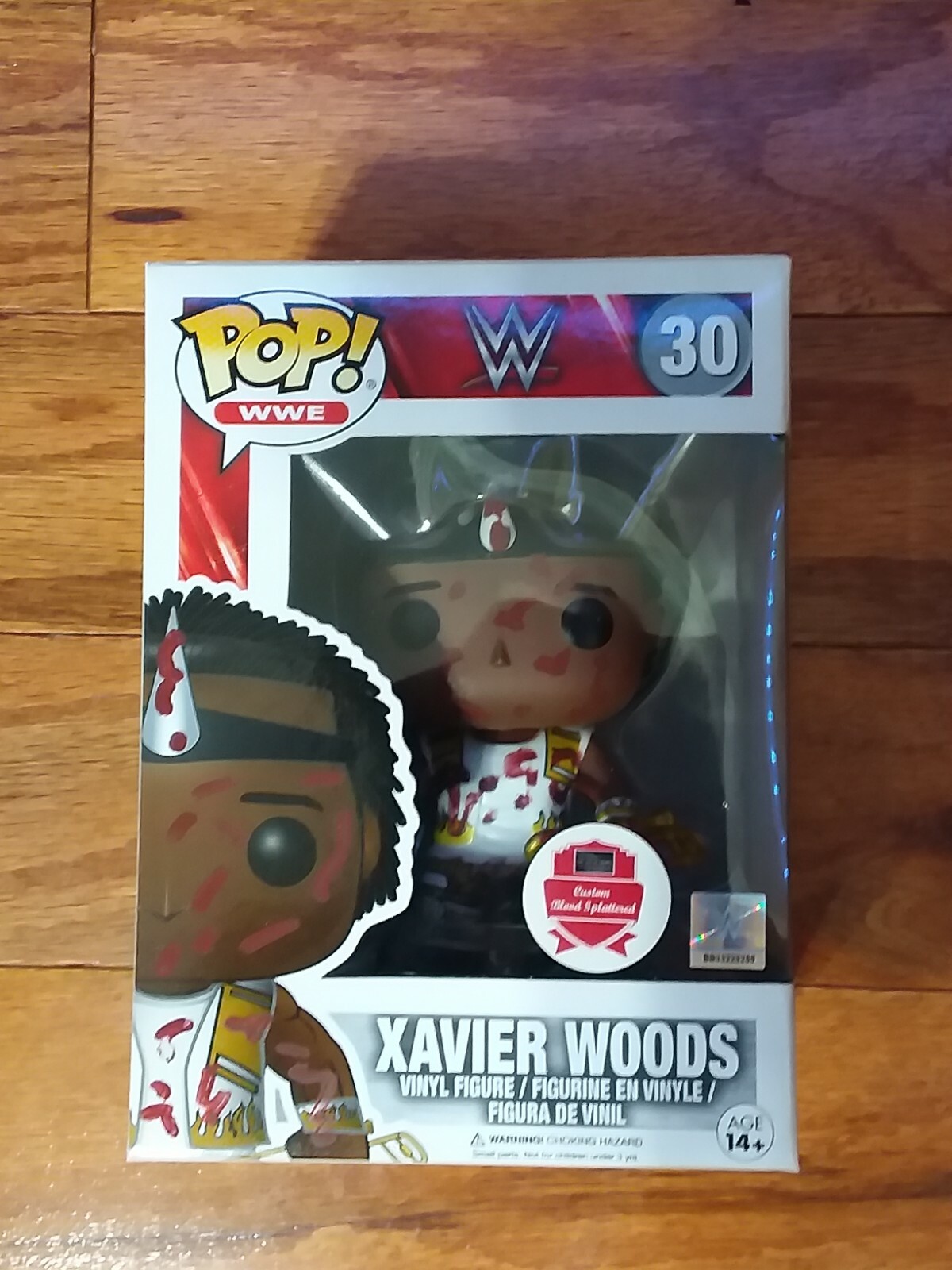 その他 BBOYDVD STREETMASTERSThisis WhatWentDown FUNKO POP WWE # 30~XAVIER WOODS~BLOOD SPLATTERED BLOODY POP
