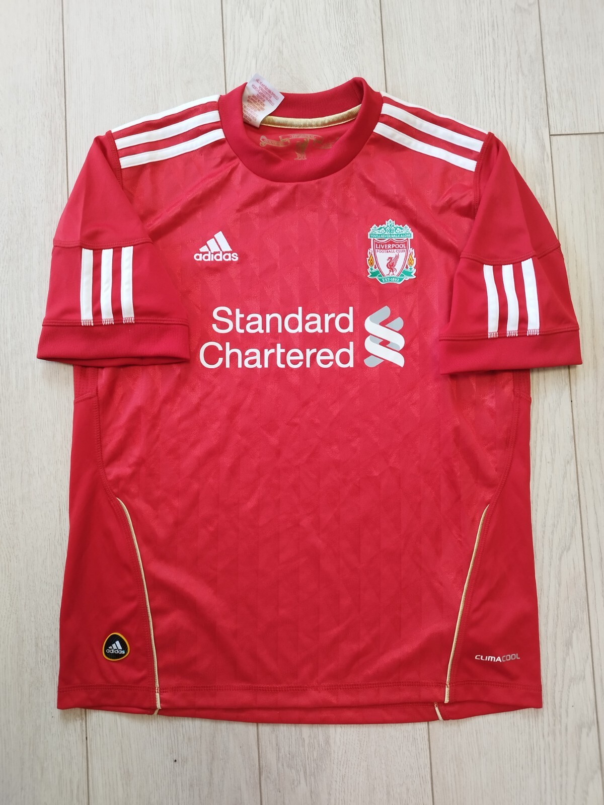 トップス 00s adidas LIVERPOOL football shirts y2k Liverpool FC Adidas 2008/09 Third Y2K Football Shirt Soccer