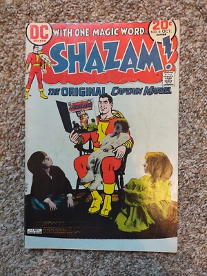 SHAZAM #6 ''DC Comics'' 1973 ''The Original Captain Marvel'' Infinity Cover