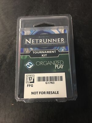Android Netrunner Card Game LCG Tournament Kit Organized Play G17N3- New