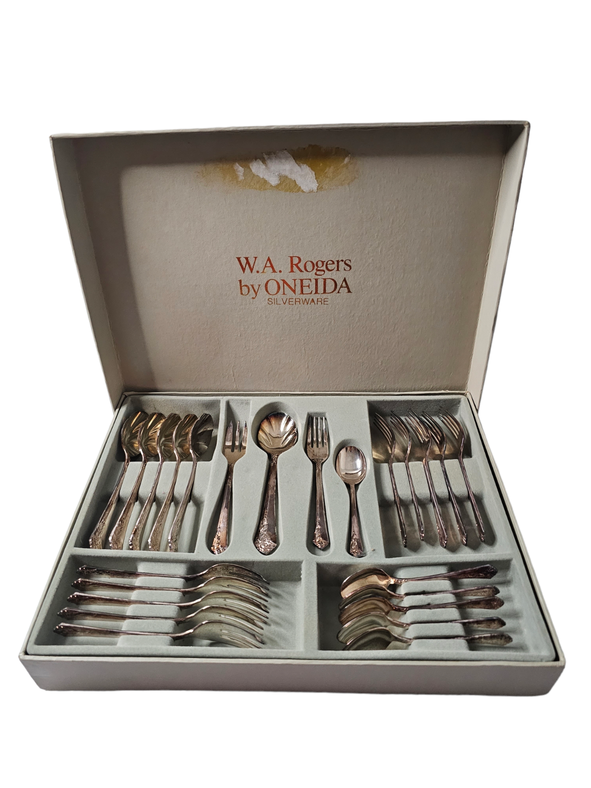 Vintage W.A Rogers Oneida VERMONT Silver Plated desert Vintage W.A Rogers Oneida VERMONT Silver Plated desert