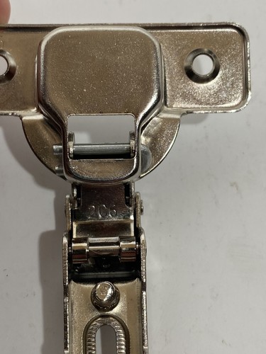 Face Frame Concealed Cabinet Hinge - 1/2 Overlay - 100 Deg - No Dowel - 2 Pack 