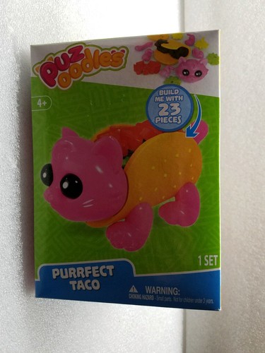 Puzoodles Puzzle Pets Purrfect Taco Caterpillar Roll Chip-Pan Zee Lot of 3