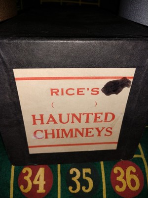 Vintage Rice's HAUNTED CHIMNEYS Mint Brand New Production Tubes Silk Dove